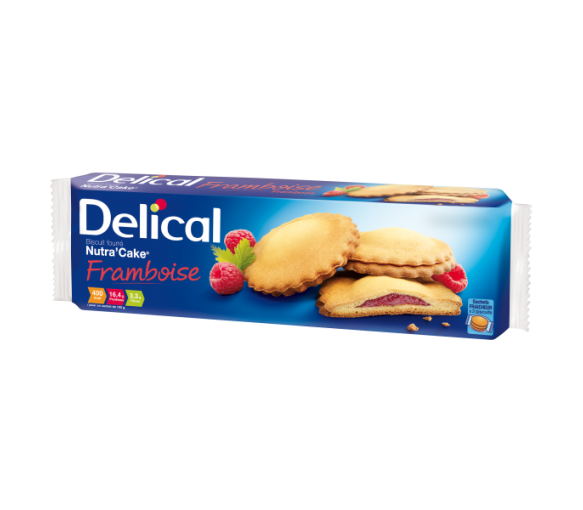 Delical Nutra Cake Himbeere - 3 Beutel à 35g