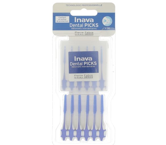 Zahnstocher Inava - Box mit 36 Interdentalstäbchen