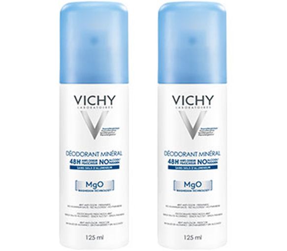 Mineral Deodorant 48h Spray Vichy - 2 Sprays von 125 ml