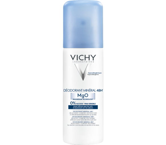 Mineral-Deodorant ohne Aluminiumsalze 48h Vichy - Spray mit 125 ml