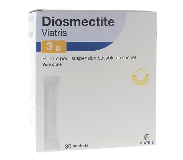 Diosmectit 3g Mylan Beutel Pulver zur Herstellung einer Suspension zum Einnehmen in Beuteln - Packung mit 30 Beuteln