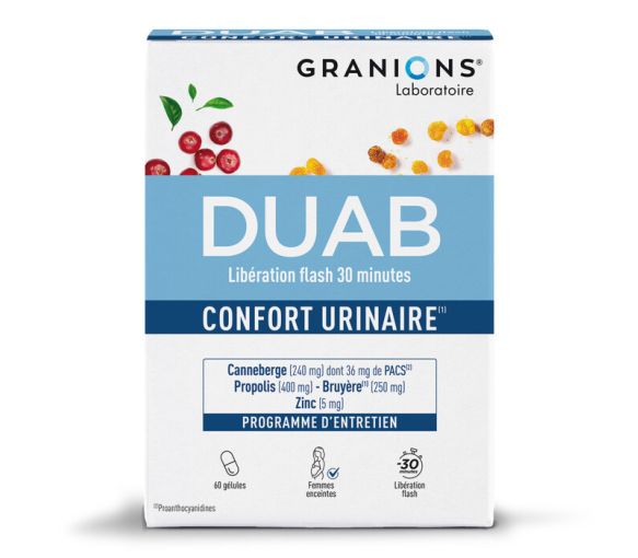 Duab Komfort bei Harnweg Granions - Packung mit 60 Kapseln - image 1