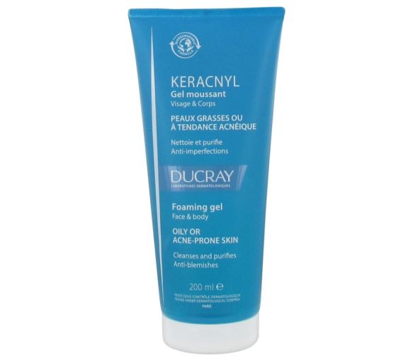 Keracnyl schäumendes Gel für Gesicht und Körper Ducray - Tube mit 200 ml - image 1