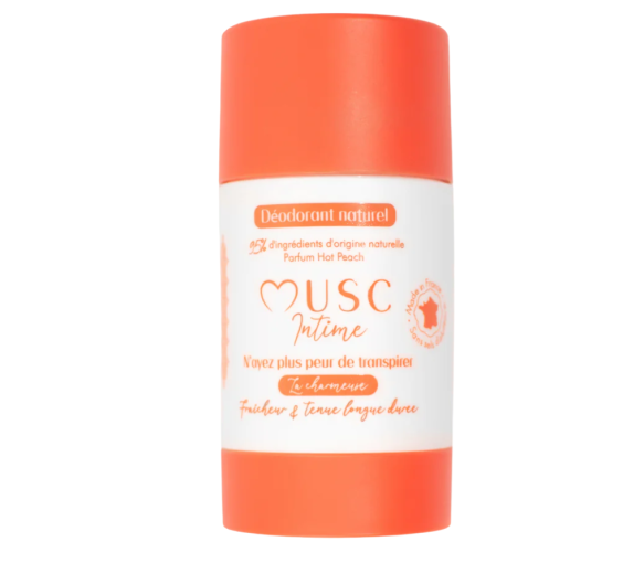 Natürlicher Deodorant Hot Peach La Charmeuse Moschus Intim - Roll-on 50g - image 1
