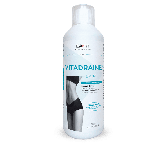 Vitadraine Getränk Entwässerungsdrink gegen Wassereinlagerungen Eafit - Flasche mit 500 ml