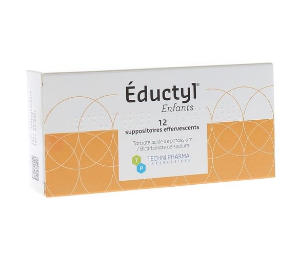 Eductyl Kinder Brausetabletten - Packung mit 12 Zäpfchen