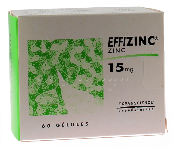Effizinc 15mg - Packung mit 60 Kapseln - image 1