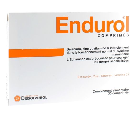 Endurol Vitamin D3 - Packung mit 30 Tabletten