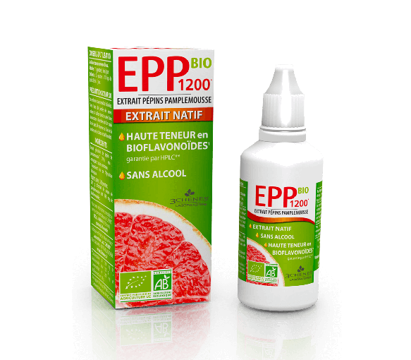 EPP 1200 BIO Grapefruitkernextrakt Die 3 Eichen - Flasche mit 50 ml