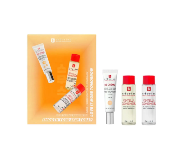 Glätten Sie Ihre Haut heute BB-Creme x Centella Reinigungsduo nude Erborian - Set mit 3 Produkten - image 1