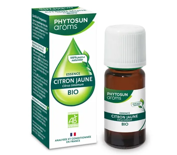 Bio-Zitronenöl Phytosun arôms - Flasche mit 10 ml - image 1