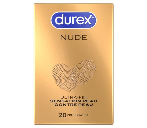 Durex Nude Kondome - Schachtel mit 20 Kondomen - image 1