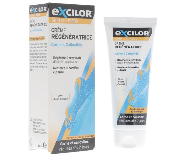 Excilor regenerierende Creme für Hornhaut & Schwielen - Tube mit 50 ml