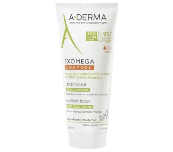 Exomega Control Emollient-Lotion gegen Juckreiz A-Derma - Tube mit 200 ml - image 1