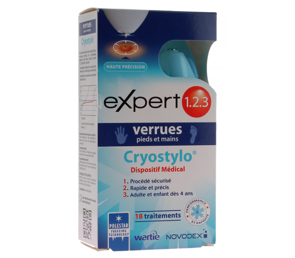 Expert 1.2.3 Warzen an Füßen und Händen Kryostift - 1 Stift mit 50 ml - image 1
