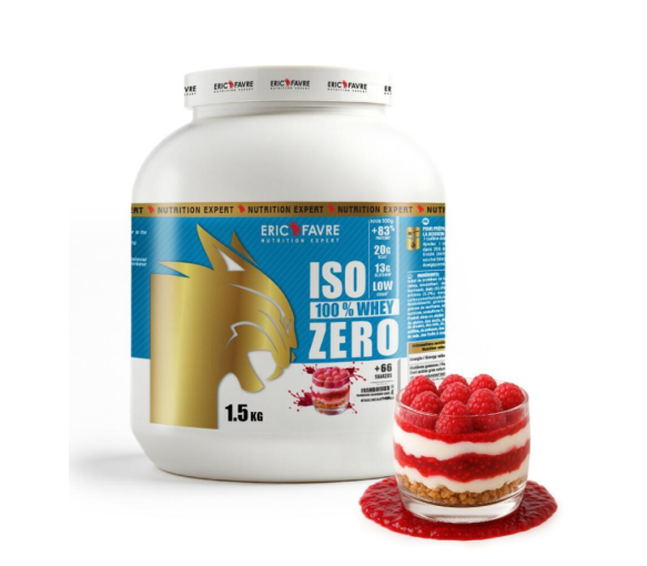 Iso Zero 100% Whey Himbeere Eric Favre - Dose von 1,5 kg