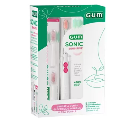 Sonic sensitive elektrische Schallzahnbürste ultraweich Gum - 4 Produkte