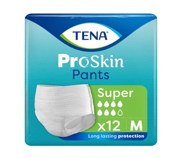 ProSkin super saugfähige Slips Größe M Tena - Packung mit 12 Schutzvorrichtungen