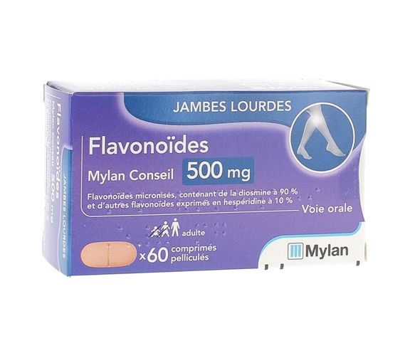 Flavonoide 500 mg Mylan Filmtabletten - 60 Tabletten - image 1