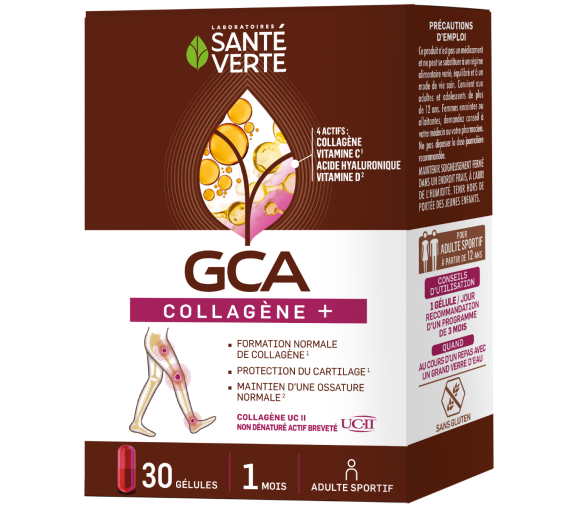 GCA FLEX + Knorpelschutz Gesundheit Grün - Packung mit 30 pflanzlichen Kapseln - image 1