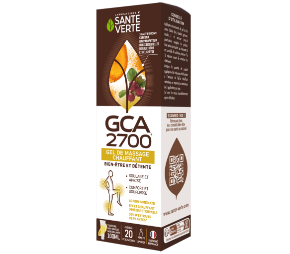 GCA 2700 Wärmendes Massagegel Santé Verte - Tube mit 100 ml