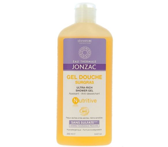Überfettendes Duschgel Nutritive Bio Jonzac - Flasche mit 250 ml