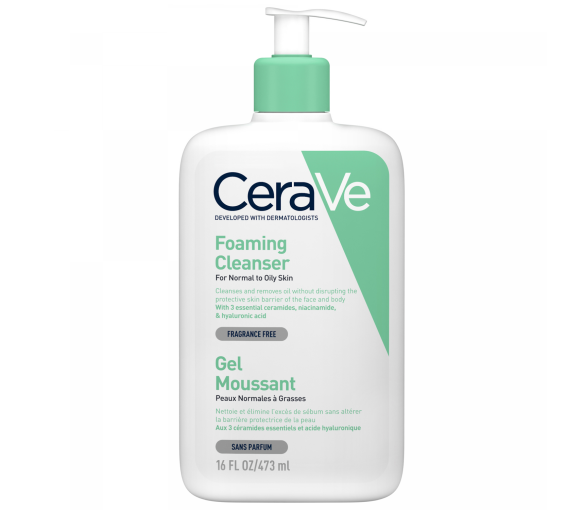 CeraVe Schäumendes Reinigungsgel für das Gesicht - Flasche mit 473 ml - image 1