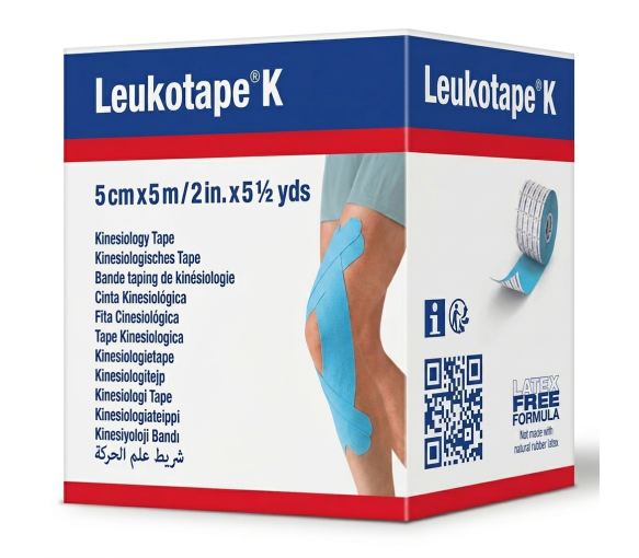 Leukotape K elastische Klebeband blau BSN medical - Band von 5 cm x 5 m - image 1