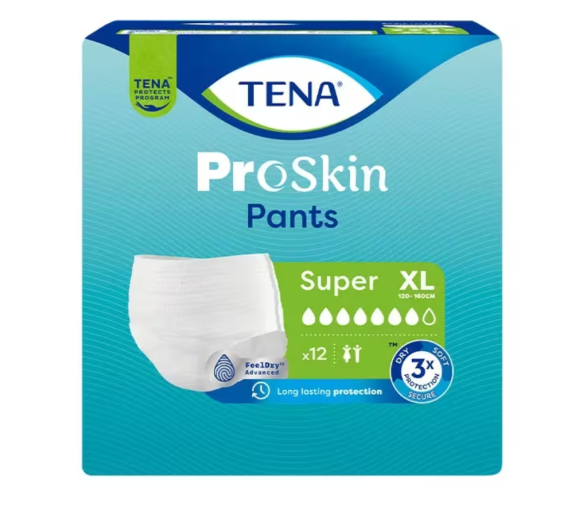 ProSkin super saugfähige Slips Größe XL Tena - Packung mit 12 Schutzvorrichtungen