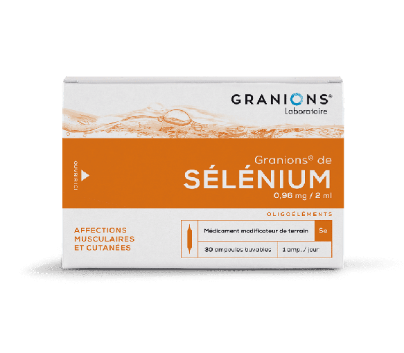 Granions von Selen 0,96 mg - 30 Ampullen zu 2 ml