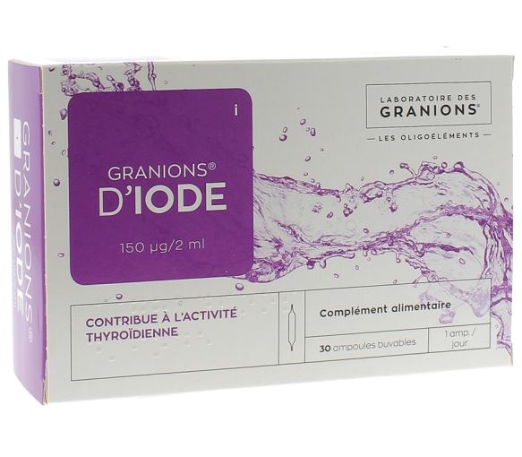 Granions Jod Trinkampullen - Packung mit 30 Ampullen