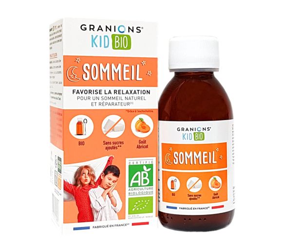 Bio Schlafsirup für Kinder Granions - Flasche mit 125 ml