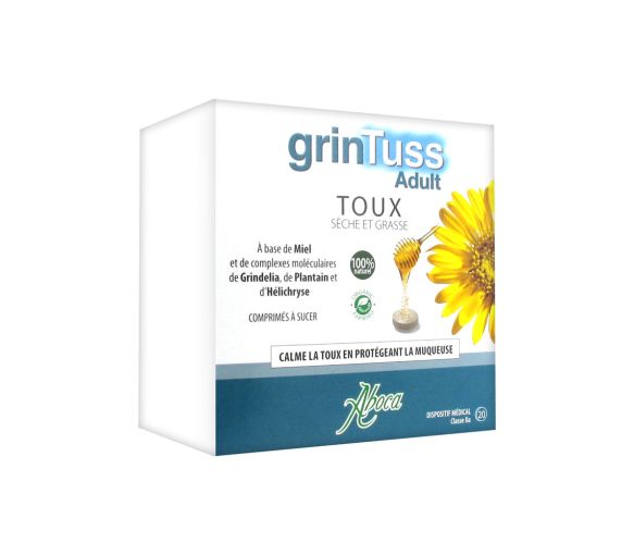 Grintuss Erwachsene Tabletten Aboca - Packung mit 20 Tabletten