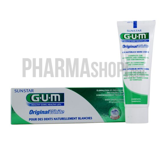 Gum original white Zahnpasta - Tube mit 75 ml
