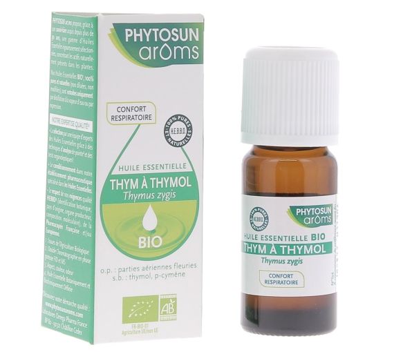 Bio-Thymol-Thymian-Ätherisches Öl Phytosun Arôms - Flasche mit 10 ml