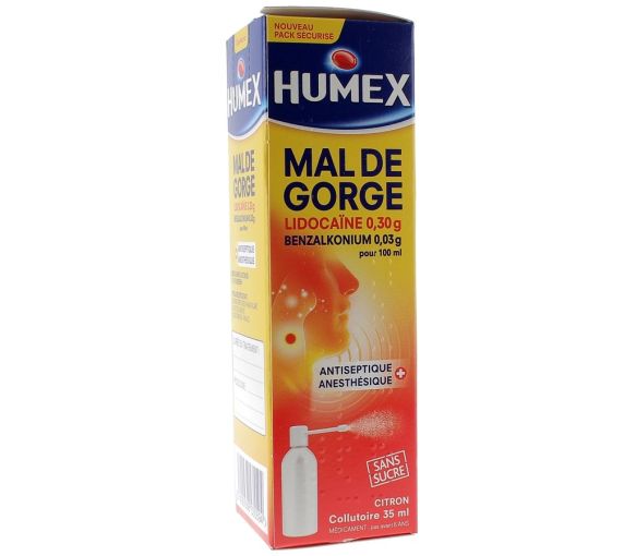 Humex Halsschmerzen Gurgellösung - Flasche mit 35 ml