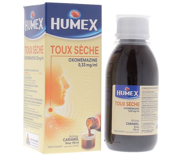 Humex trockener Husten Nachtsirup Ab 15 Jahren; Erwachsene - Flasche mit 150 ml
