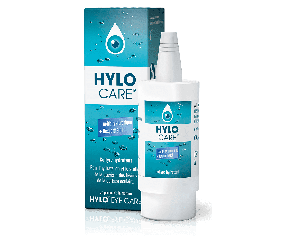 Hylo care feuchtigkeitsspendende Augentropfen - Flasche mit 10 ml