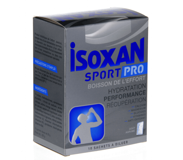Isoxan PRO Sportgetränk mit Zitrusgeschmack - 10 Beutel zum Verdünnen