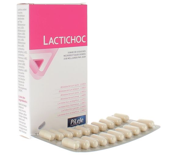 Lactichoc Pileje - Packung mit 20 Kapseln