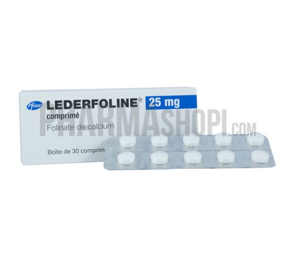 Lederfoline 25mg Tabletten - Packung mit 30 Tabletten