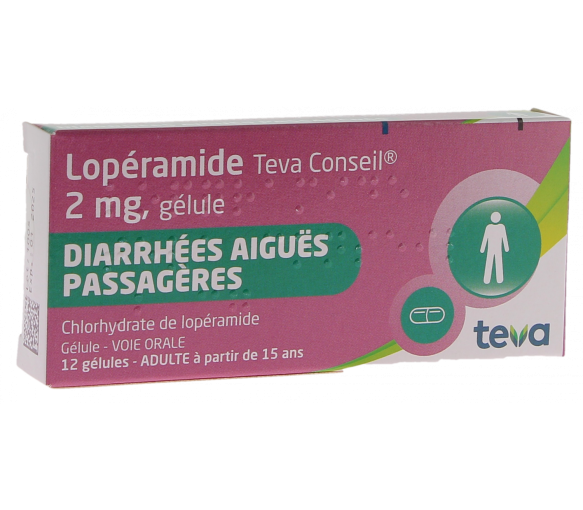 Loperamid 2mg Ratiopharm Kapseln - Packung mit 12 Kapseln - image 1