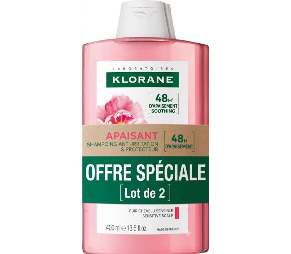 Klorane Anti-Irritations- und Schutzshampoo - 2er-Pack Flaschen