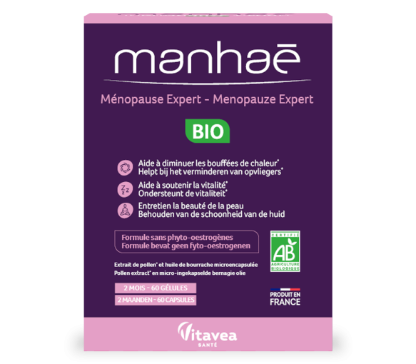 Manhaé Menopause Bio-Expert Vitavea - Packung mit 60 Kapseln - image 1