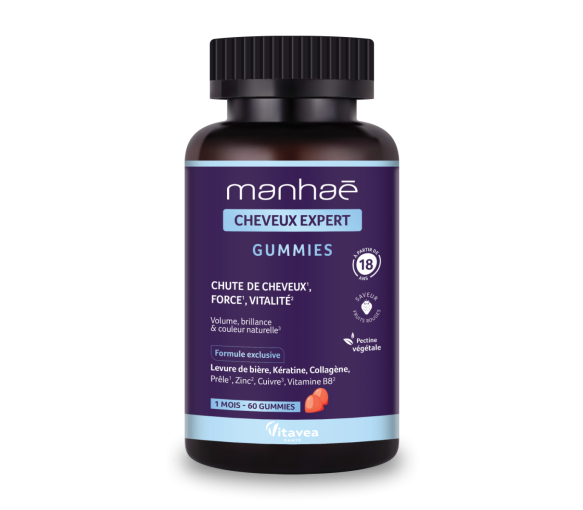 Manhaé Haare Expert Haarausfall Vitavea - 60 Gummies Topf