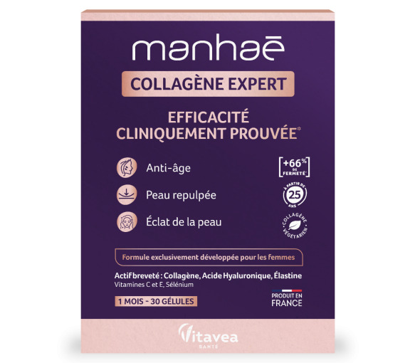 Manhaé Kollagen Experte Vitavea - Packung mit 30 Kapseln