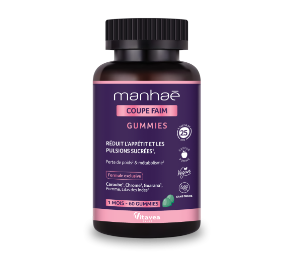 Manhaé Appetitzügler Vitavea - 60 Gummies Dose - image 1