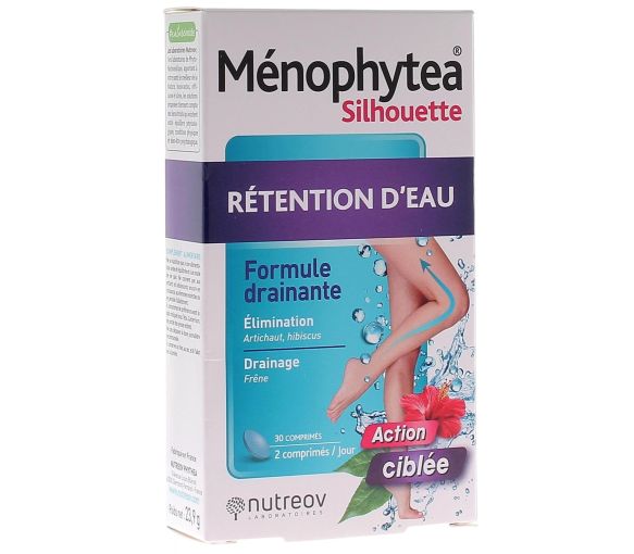 Ménophytea Silhouette Wassereinlagerung Nutreov - Packung mit 30 Tabletten - image 1