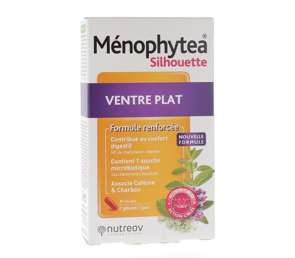 Ménophytea Silhouette flacher Bauch Nutreov - Packung mit 30 Tabletten