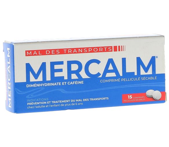 Mercalm Filmtabletten zum Teilen - Packung mit 15 Tabletten - image 1